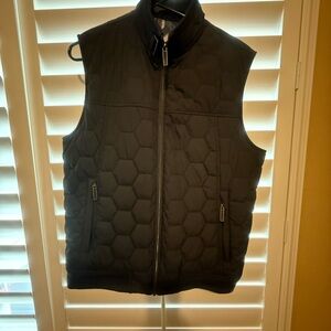 Ted Baker Dark Navy Quilted Vest
